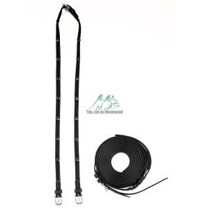Soft rubber leidsel met stops - Afbeelding 1