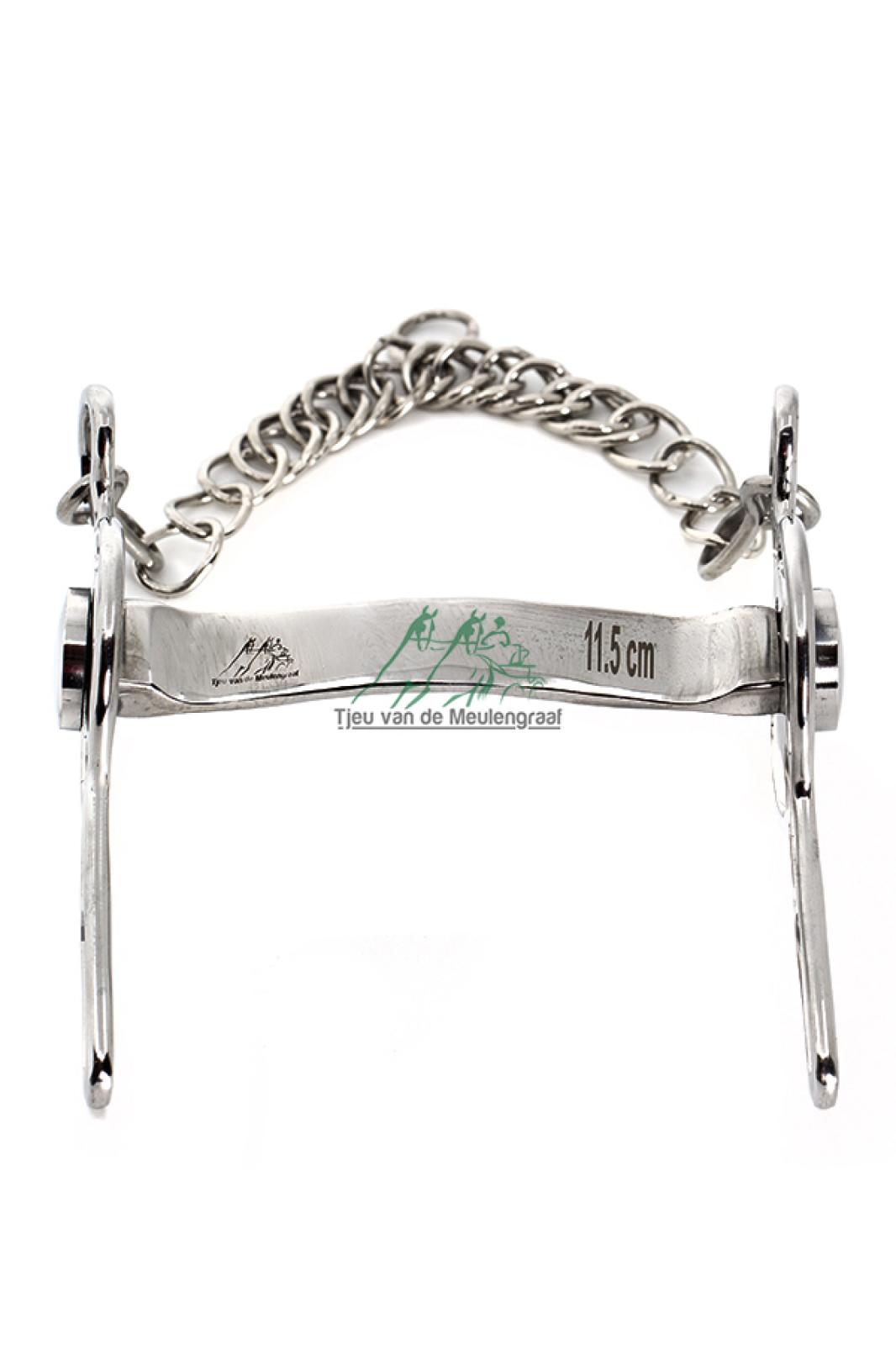 Menbit met 45° roterende licht gebogen plat mondstuk (shetty)