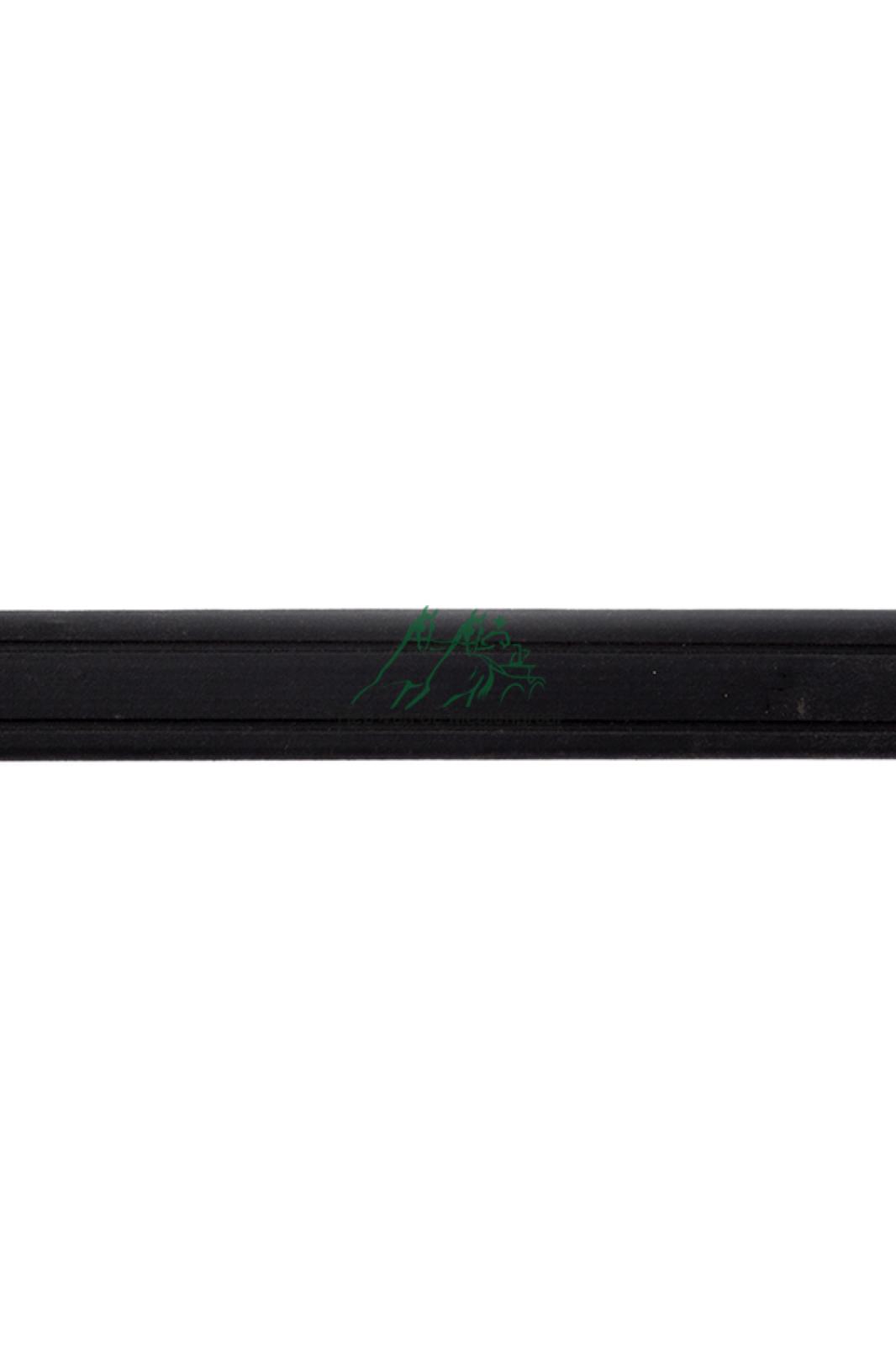 Zwart biothane anti-slip soft grip leidsel