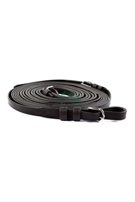 Braune Biothane Super Bubble Grip Leine