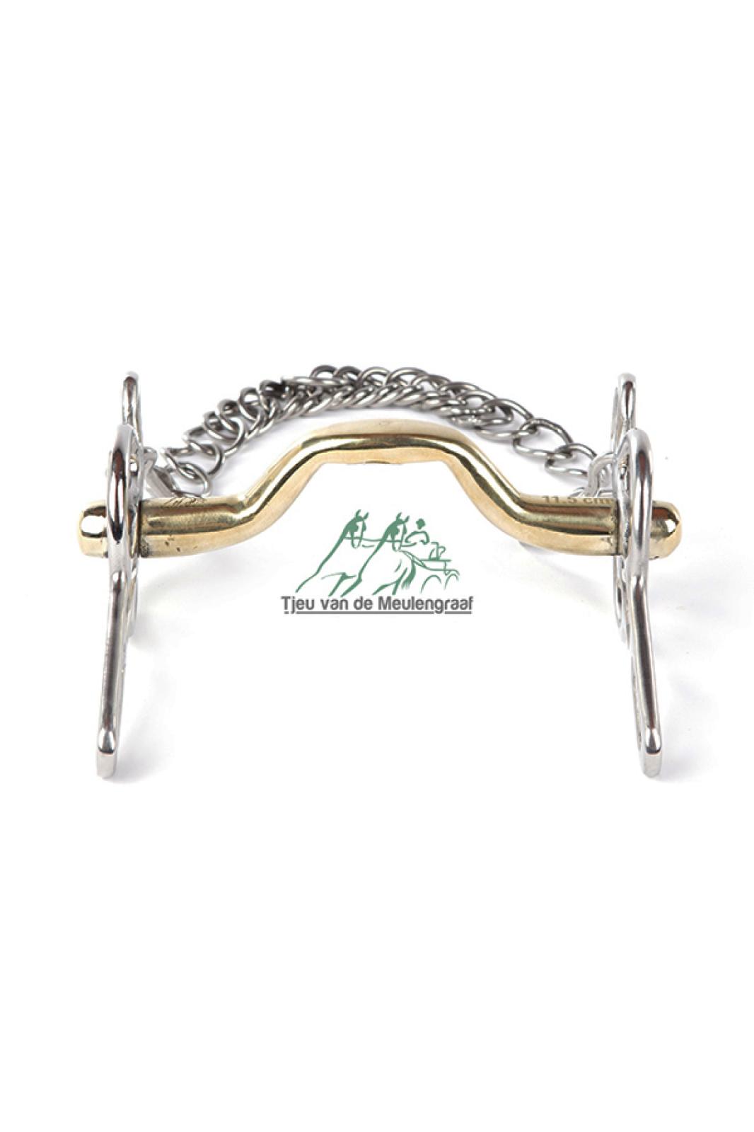 Liverpool menbit met goldbrass roterend conrad mondstuk