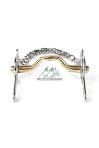 Liverpool menbit met goldbrass roterend conrad mondstuk - Afbeelding 1
