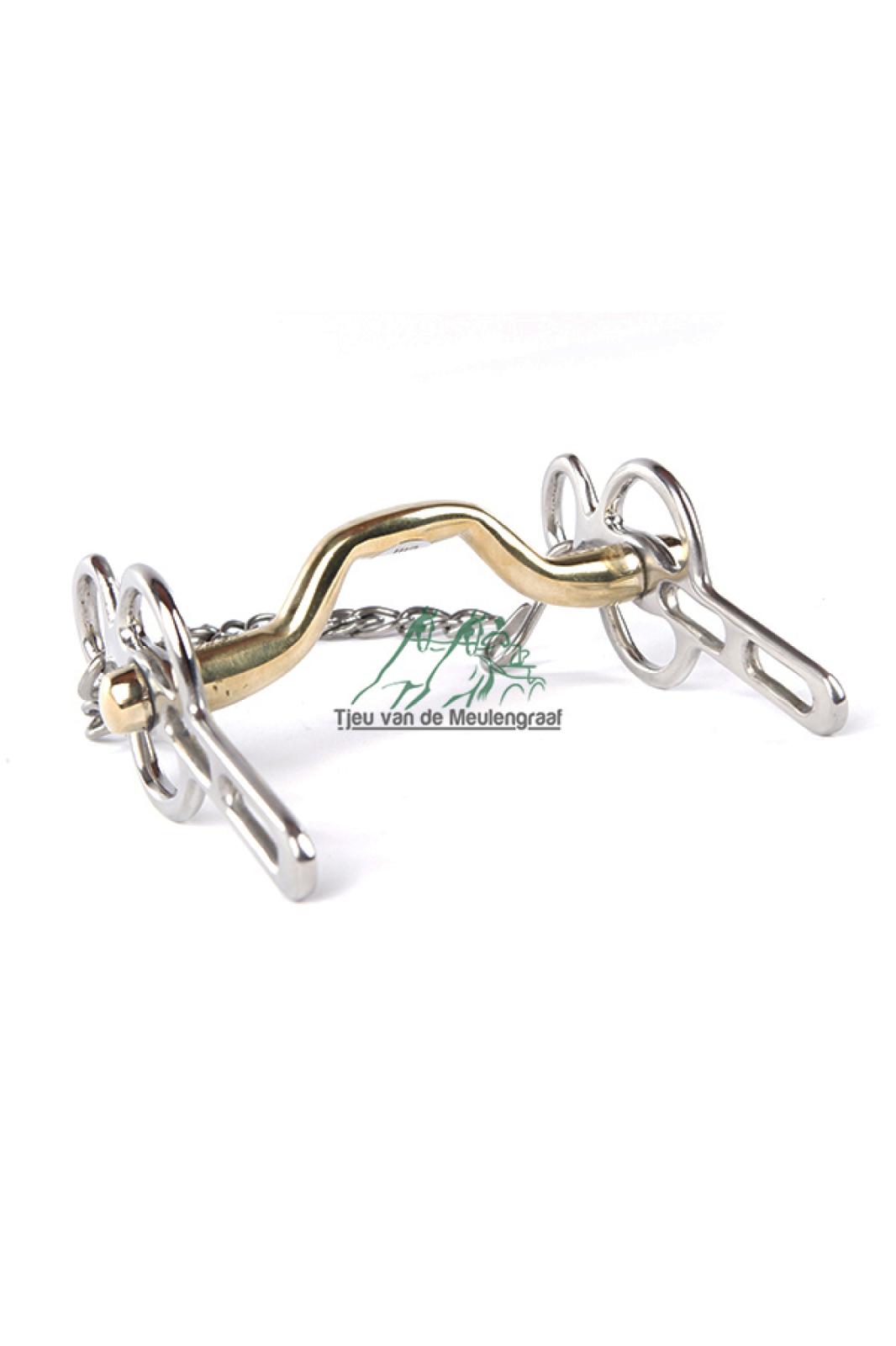 Liverpool menbit met goldbrass roterend conrad mondstuk