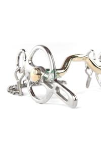 Liverpool menbit met goldbrass roterend conrad mondstuk - Afbeelding 4