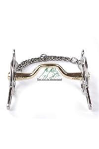 Liverpool menbit met goldbrass roterend conrad mondstuk - Afbeelding 5