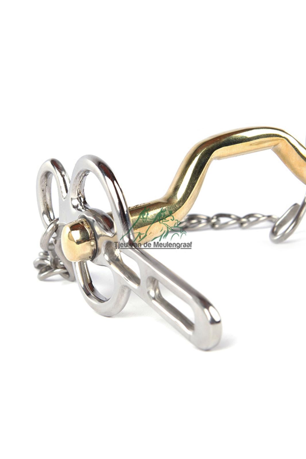Liverpool menbit met goldbrass roterend conrad mondstuk