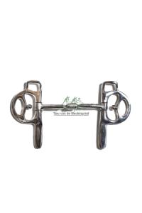 Amerikaans mini myler bit RVS - Afbeelding 1