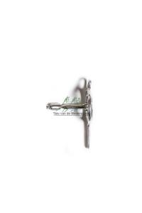 Amerikaans mini myler bit RVS - Afbeelding 3
