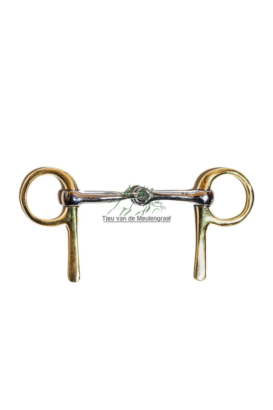 Halve kneveltrens voor mini, enkel gebroken Messing ringen