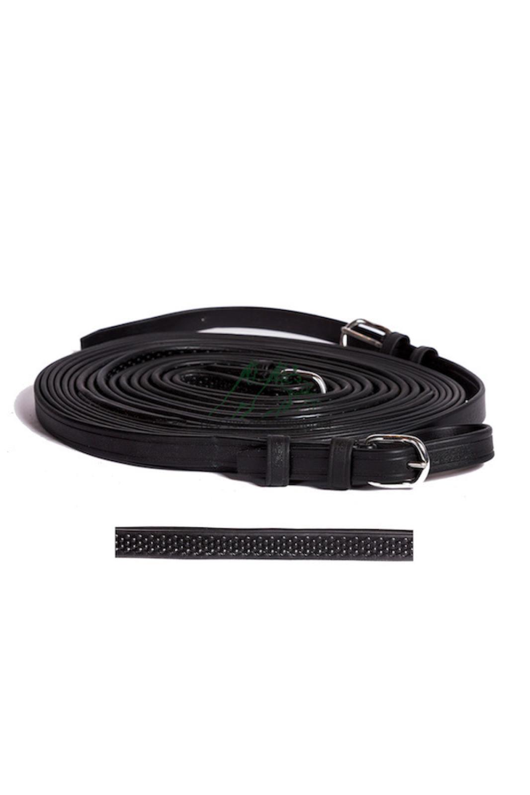 Zwart biothane super bubble grip leidsel