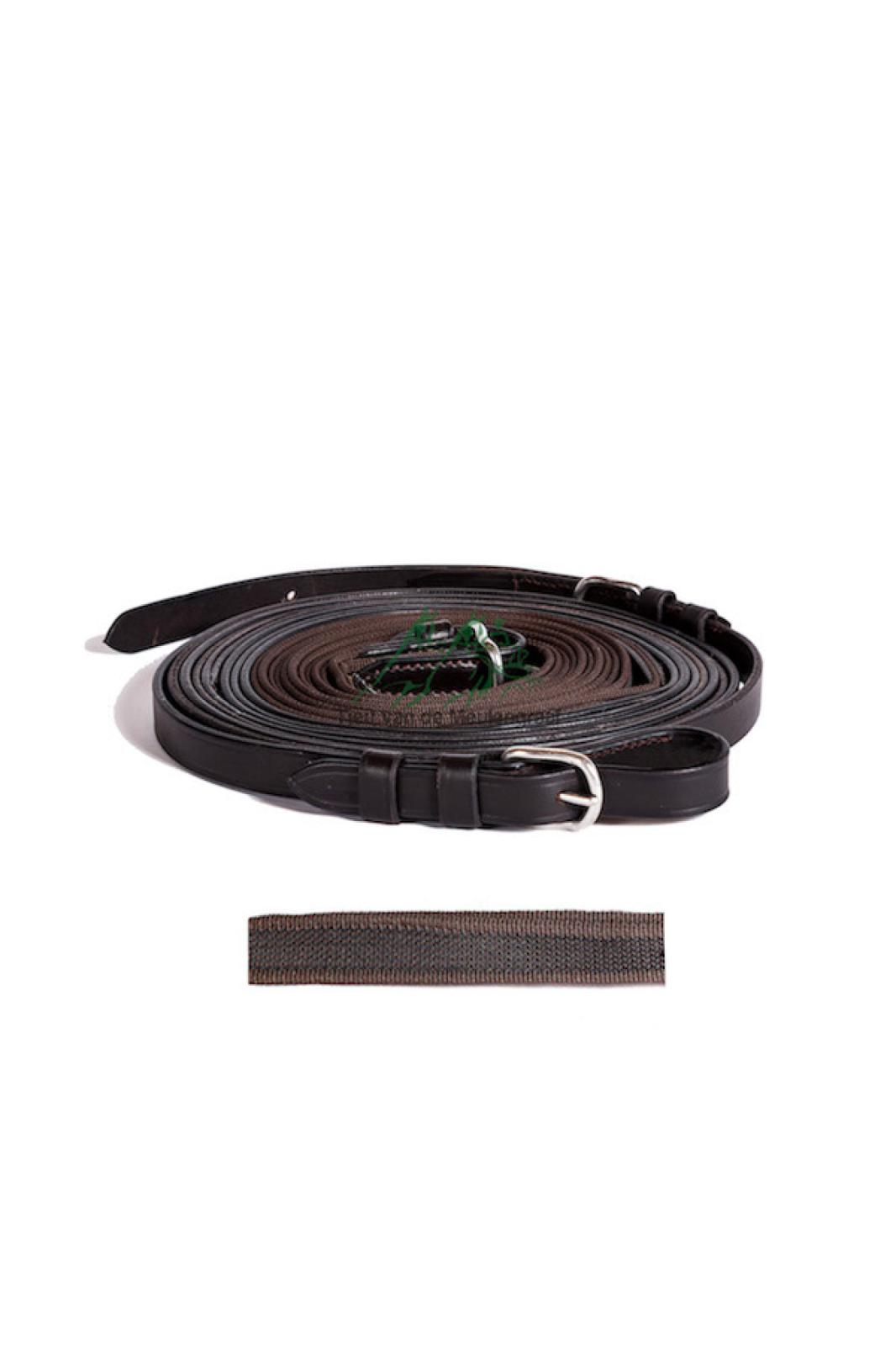 Bruin lederen anti-slip leidsel