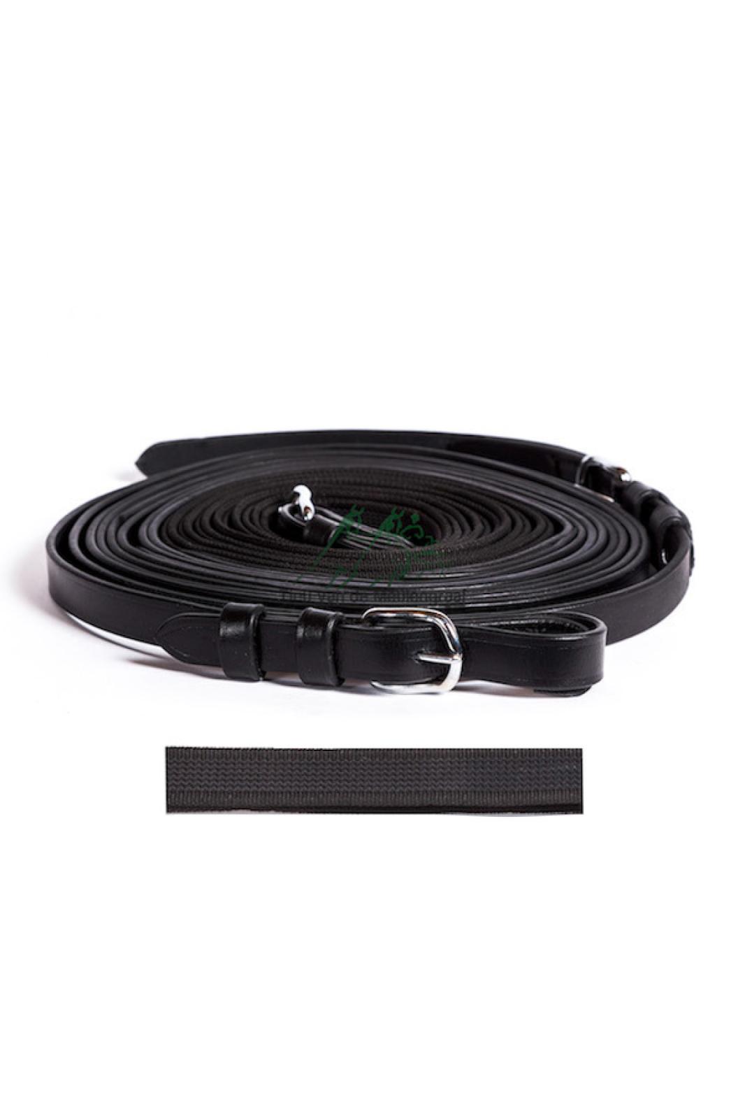 Zwart lederen anti-slip leidsel